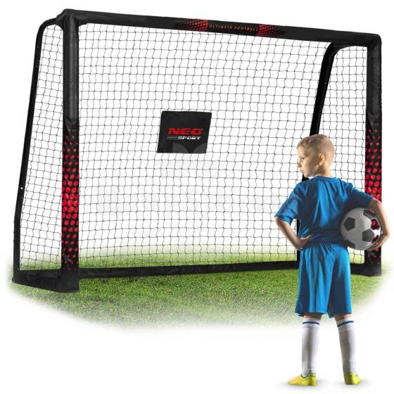 Futbolo vartai 180 x 120 x 60 cm NS-463 juoda-raudona