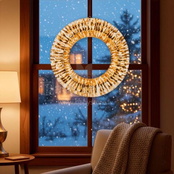 LED šventinis vainikas 360 LED 45 cm Springos CL1246