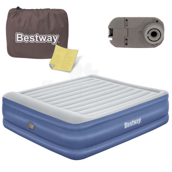 Išpučiama čiužinys 203 x 193 x 56 cm su integruotu elektriniu siurbliu Bestway 67692