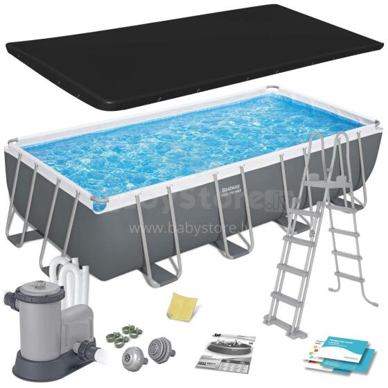 Bestway 56465 Sodo Rėmų Baseinas 549 x 274 x 122 cm 12in1