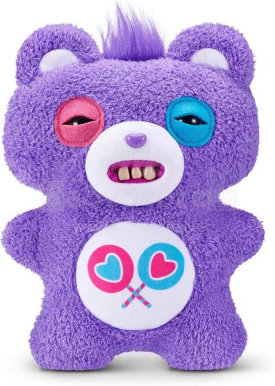 „Fuggler Care Bears“ 23 cm pliušinis žaislas (Share Bear) iš „ZURU“ – juokingas bjaurus monstras, minkštas žaislas su žmogaus formos dantimis, kolekcinis pliušinis žaislas vaikams, paa