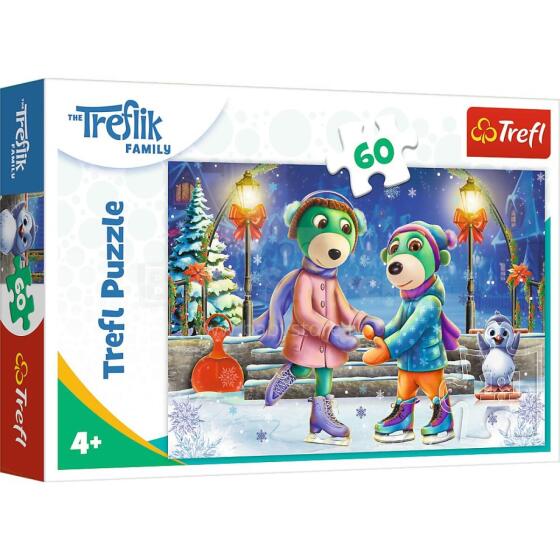 TREFL 17383 Dėlionė 60 Žiema Treflikuose / Treflikų Šeima