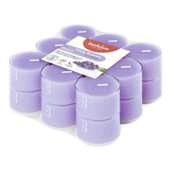 Tealights aroma. 18 pcs.True Scents lavender