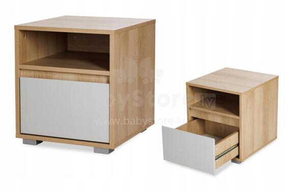 Klups Dalia Art.276070 White/Pine Naktinis staliukas