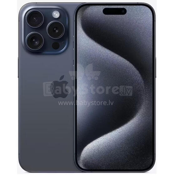 Apple iPhone 15 Pro 256GB Blue Titanium Prece no ekspozīcijas. Garantija 2 gadi