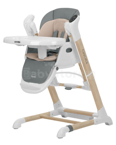 Carrello Cascata Art.276961 Space Grey daugiafunkcinė maitinimo kėdė