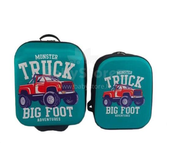 Truck Suitcase+Backpack  Art.BC-ZIE-003 Children's suitcase on wheels