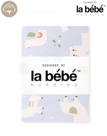 La bebe™ Cotton Nappy Wild life Art.156121 Nappies (cotton) 78х72 cm