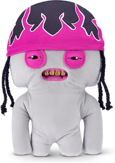 „Fuggler Fugg Life“ 22 cm pliušinis žaislas (kalmaras) iš „ZURU“ – juokingas bjaurus monstras, minkštas žaislas su žmogaus formos dantimis, beprotiškai mielas kolekcinis daiktas vaikams ir pa