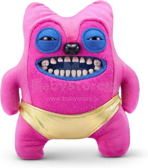 „Fuggler Gold Fuggs“ 22 cm pliušinis žaislas (Godus Grinner - Kelnės), kurį pagamino ZURU - juokingas bjaurus monstras, minkštas žaislas su žmogaus formos dantimis, beprotiškai kolekcin