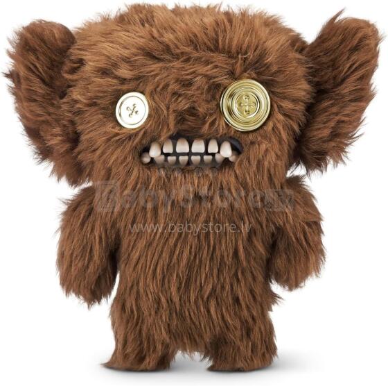 „Fuggler Gold Fuggs“ 22 cm pliušinis žaislas (Grumpy Grumps - akys), kurį pagamino ZURU - juokingas bjaurus monstras, minkštas žaislas su žmogaus formos dantimis