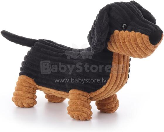 Apricot Lamb - Pliušinis žaislas Fulano taksas 39 cm - minkštas pliušinis žaislas šuniui, dovana vaikams (juodas)