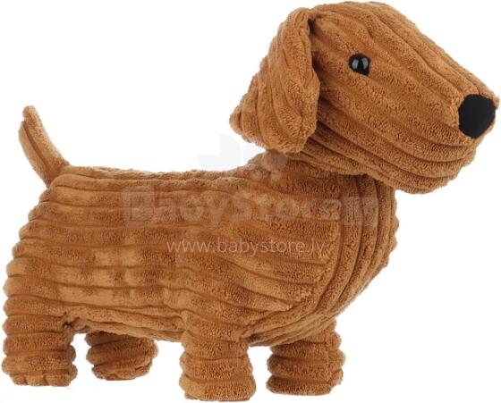 Apricot Lamb - Pliušinis žaislas Clare Taksas 34 cm - Minkštas pliušinis žaislas šuniui, dovana vaikams (šviesiai rudas)