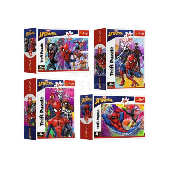 TREFL SPIDER-MAN Mini dėlionė „Žmogus-voras“ 54 det.