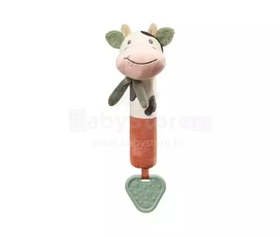 BabyOno Cow Bingo Art.1692 Pehme beebikõristi piiksuga