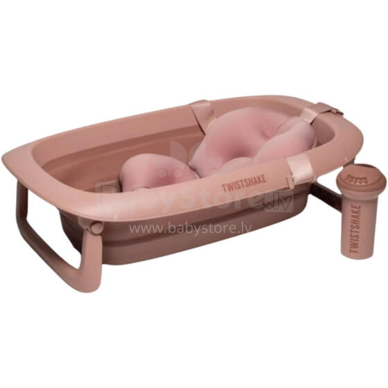 Twistshake Bath Bundle Art.79145 Faded Pink Modernus prabangus maudymosi komplektas