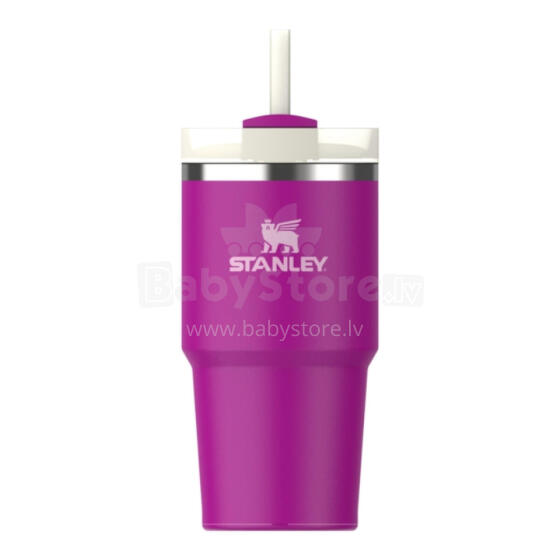 Termospuodelis su šiaudeliu The Quencher H2.O FlowState Tumbler 0.59L violetinė