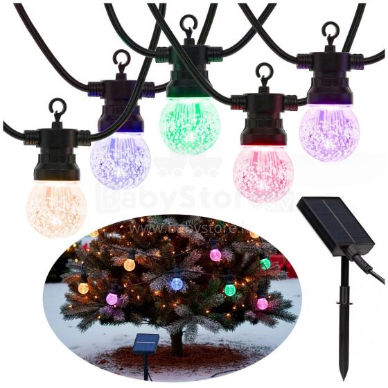 Lauko LED lempučių girlianda 15 LED multicolor CL1248 Springos