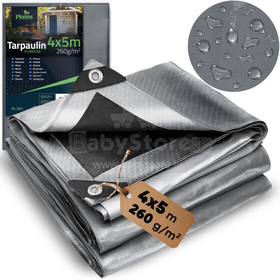 Tentinė medžiaga 500 x 400 cm 260 g/m2 Stora PL-501