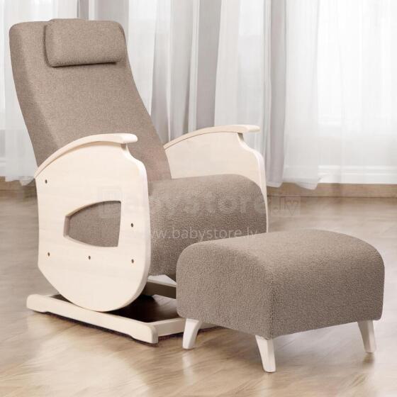 NeiLux Design Relaxing Rocking Chair Art.278414 Khaki supamoji kėdė