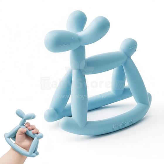 Miraloop Jellydog Teething Ring  Art.278765   Silikoninis barškutis (100 % natūralus)