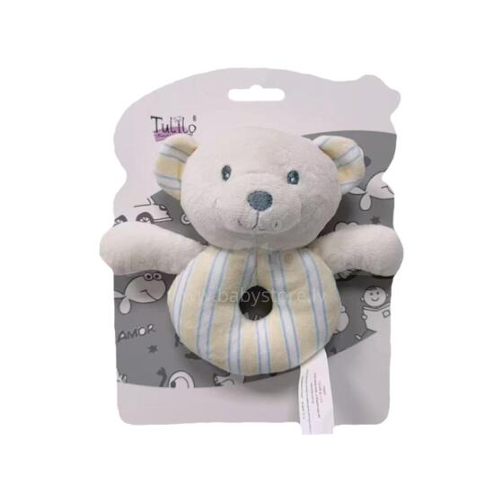 AXIOM 9555 Rattle Bear šviesiai rudas 14 cm