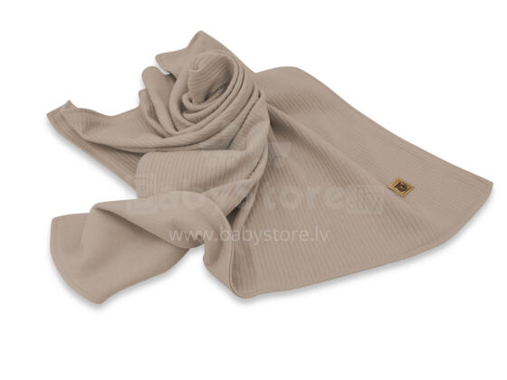 KIECZMERSKI antklodė 75x100 cm MIMINU SOFT interlock medvilnė 100% mocha