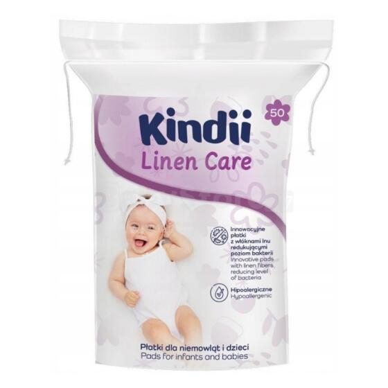 Vatos įklotai kūdikiams &bdquo;Kindii Linen Care&ldquo; 50 vnt.