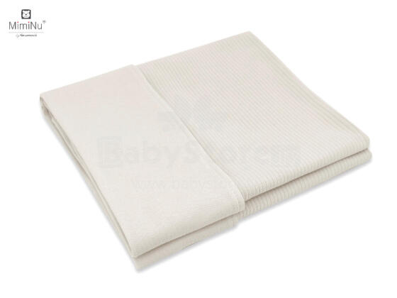 KIECZMERSKI antklodė 75x100 cm MIMINU SOFT interlock medvilnė 100% bežinė