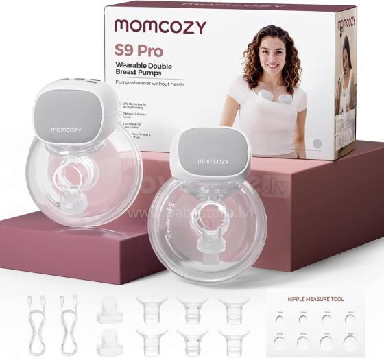 Momcozy  S9 Pro Updated Breast Electric Pump  Art.279937 Elektrinis motinos pieno laktatorius (dvi krūtys)