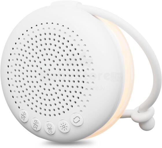 Baby Basic Noise Accessories Baby Sound Machine Art.279966 White Portable sound machine with cord and sound effects