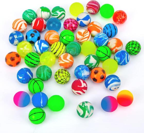 Kidsworld Ball Art.280240 Guminis kamuoliukas 1 vnt. (2.5 cm)