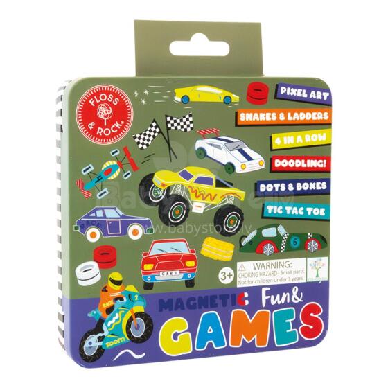 Magnetinis žaidimas 6in1, Automobiliai