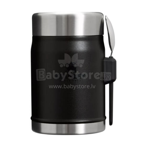 Termosas maistui Legendinis maisto indas + Spork 0,4 l, juodas 2.0