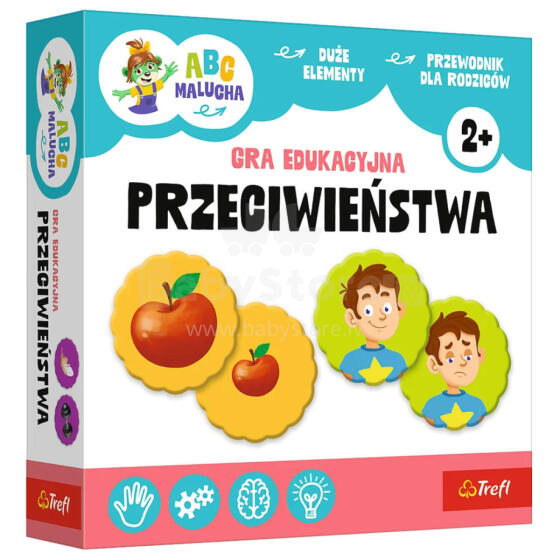 ŽAIDIMAS - Priešingybės - Mažylių ABC Trefl 02908