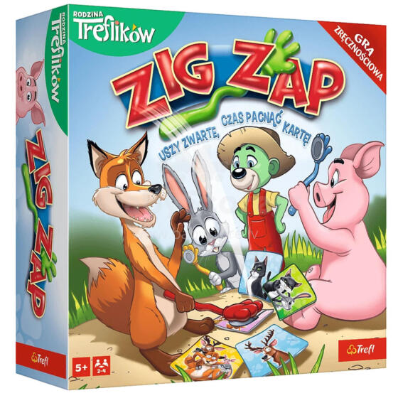ŽAIDIMAS - ZIG ZAP Treflik šeima Trefl 02821