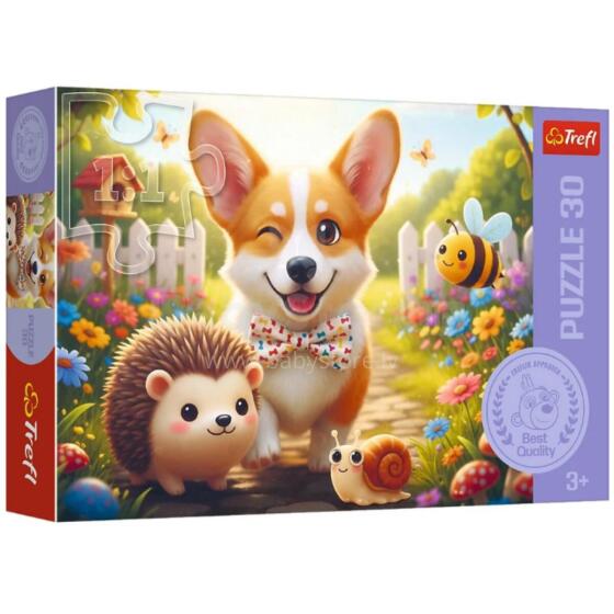Puzzle - 30 – Dieną su Korgiu – Trefl 18347