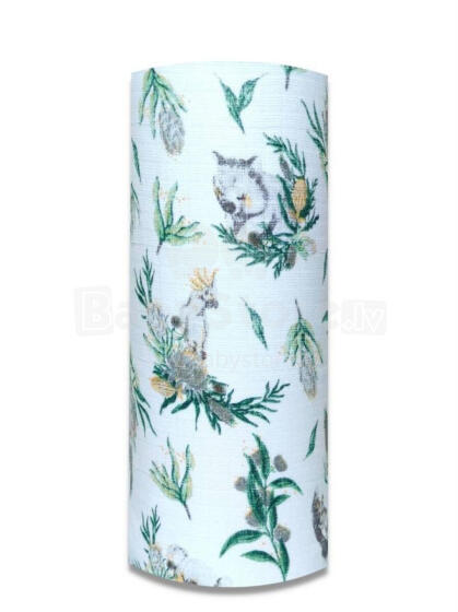 Pampers - 24854 - TETRA PRINT - EGA - KOALA - ŽALIA - dydis 70x80 cm