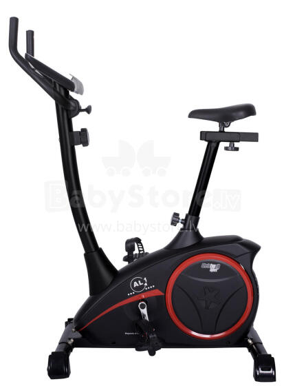 CHRISTOPEIT SPORT treniruoklis dviratis AL1 juodas TouchSc, 9kg/150kg