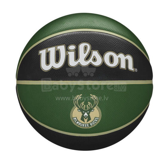 WILSON krepšinio kamuolys NBA KOMANDOS TRIBUTE MILWAUKEE BUCKS