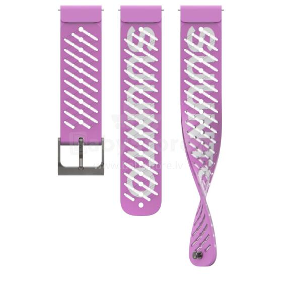 22 ATH5 SILIKONINIS DIRŽELIS ORCHID PURPLE S+M