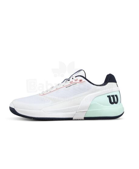 WILSON TENISO BATAI VYRIŠKI RUSH PRO 5 Balti / Įlankos / Ugninė koralų