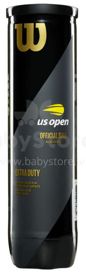 WILSON US OPEN TENISO BUMBULAI (4 BUMBULŲ TUBOS)