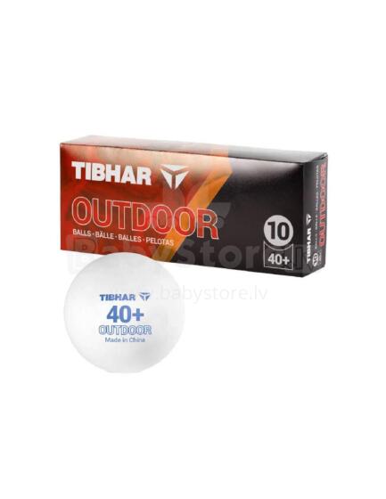 TIBHAR Lauko TT kamuoliukai 10 vnt WH