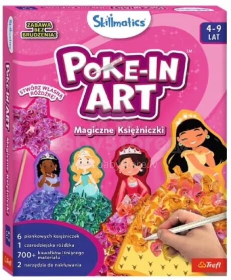 TREFL 62611 Skillmatics Poke-In Art Magiškos Princesės