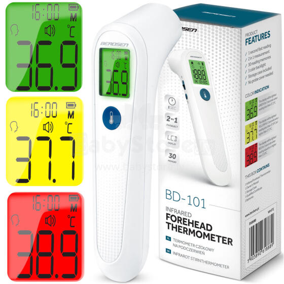 Be kontakčio infraraudonųjų spindulių termometras BD-101 Berdsen