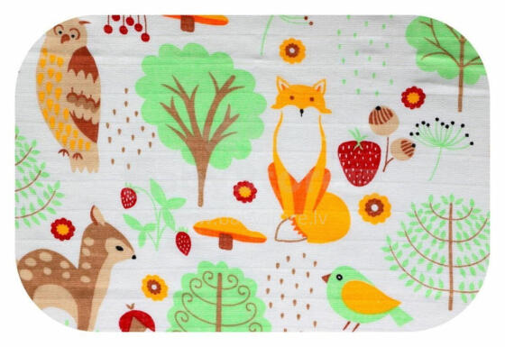 Sauskelnės - 25813- TETRA PRINT - EGA - LUX - SARNA W LESIE - dydis 70x80 cm