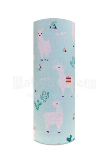 Pampers - 25127 - TETRA PRINT - EGA - LAMA - TURKIS / BALTA - dydis 70x80 cm