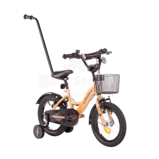 Dviratis - XXIV - TOMABIKE 14" PLUS - PLATINA - AUKSO