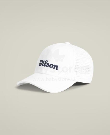 WILSON U AKTYVI PERFORUOTA KEPURĖ Šviesiai balta
